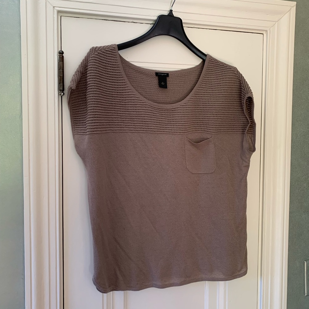 Ann Taylor Taupe Top